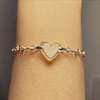 Pulsera corazón cadena tesoro