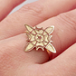 Anillo silueta nudo de bruja Oro 18k - Miniatura 3
