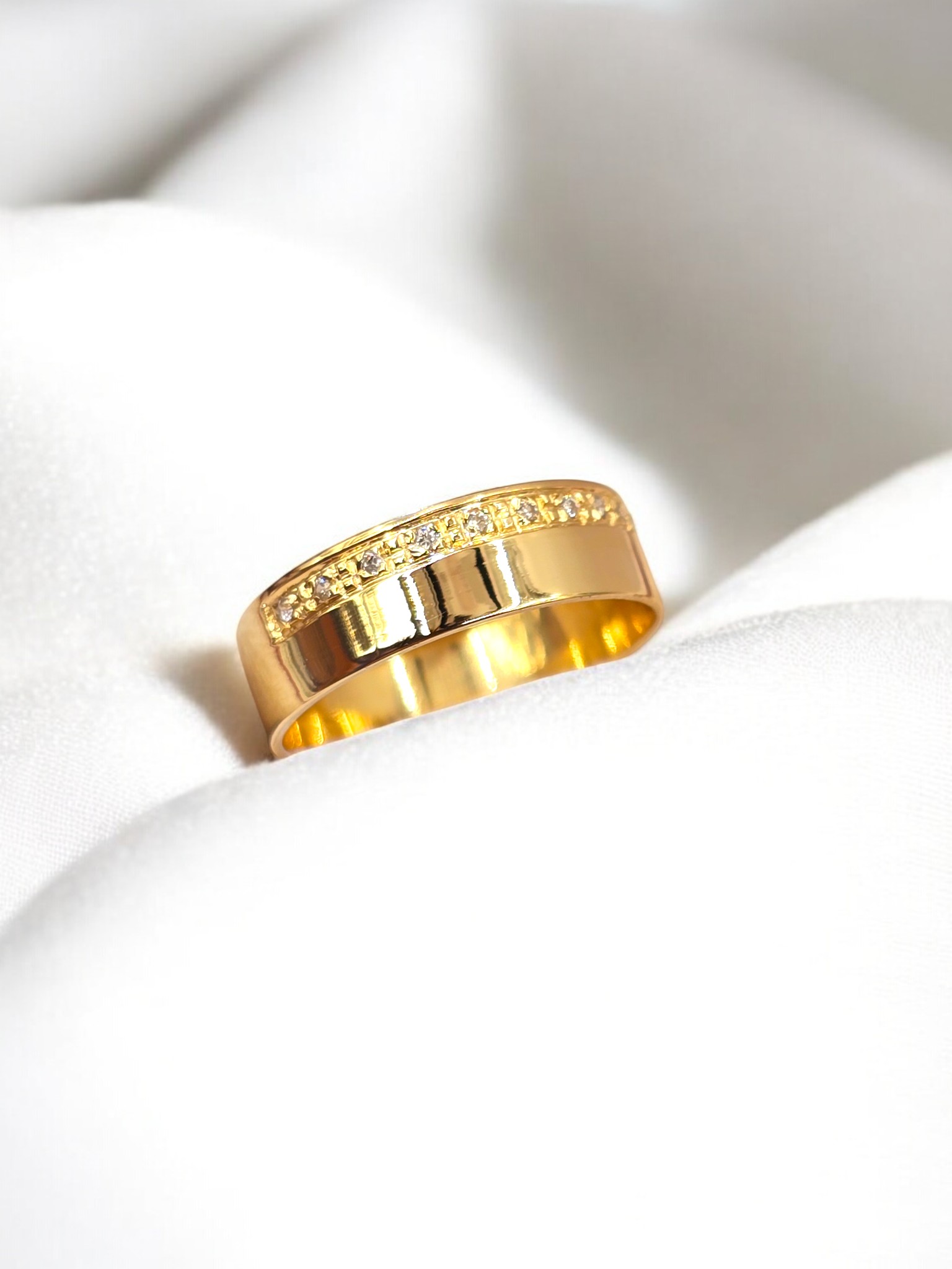 Argolla plana circones 5 mm oro 18k 2