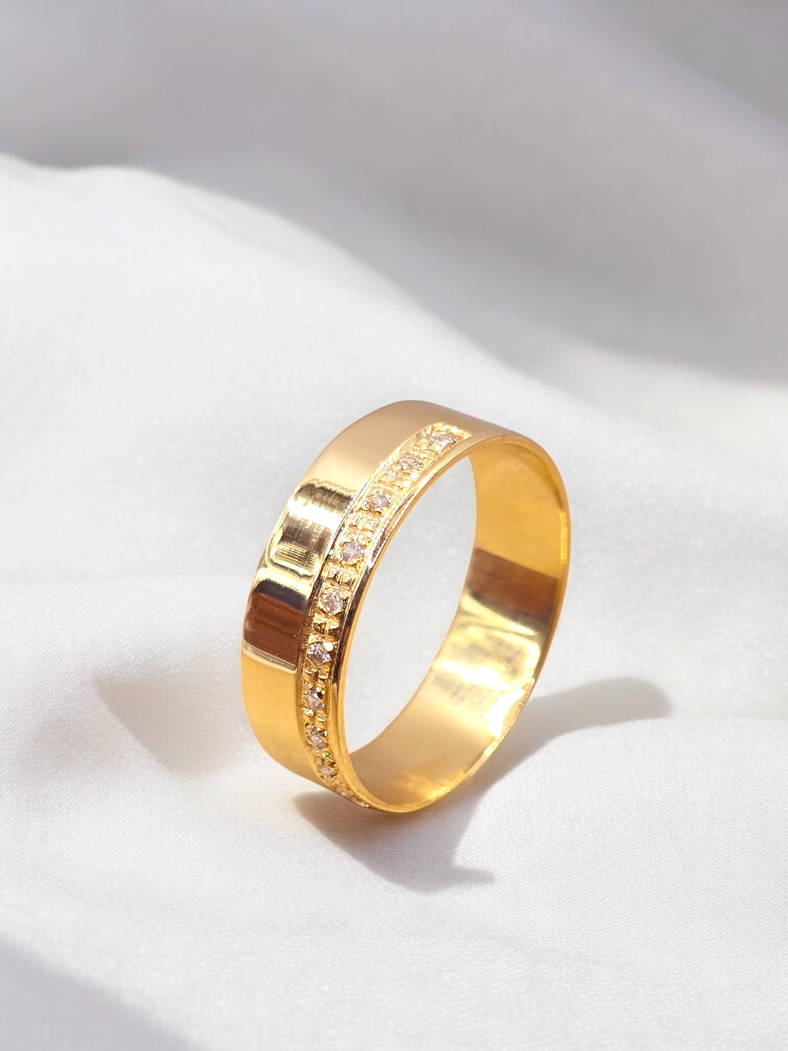 Argolla plana circones 5 mm oro 18k 5