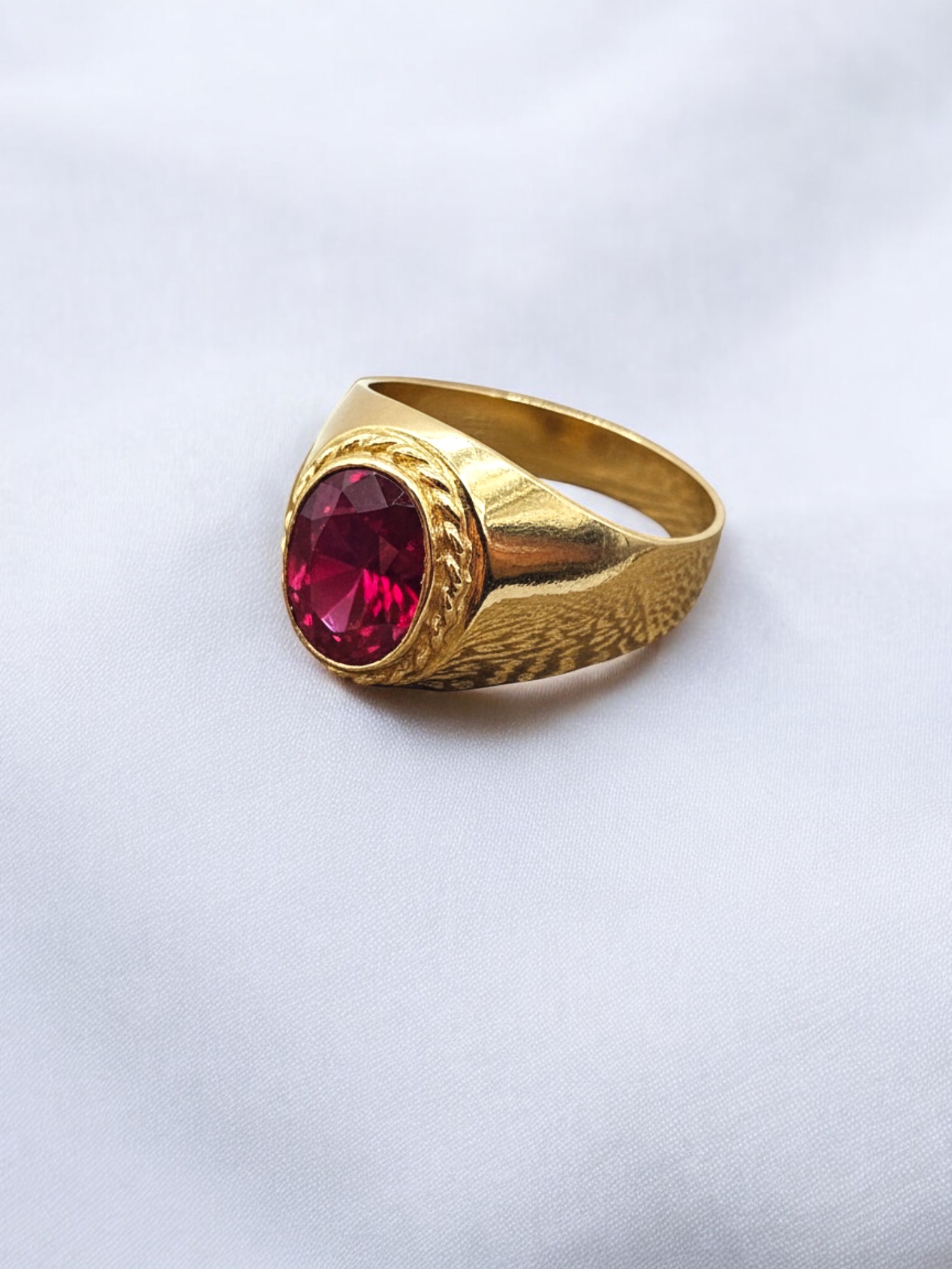 Anillo bolocco rubi Oro 18k 1