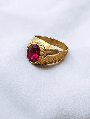 Anillo bolocco rubi Oro 18k