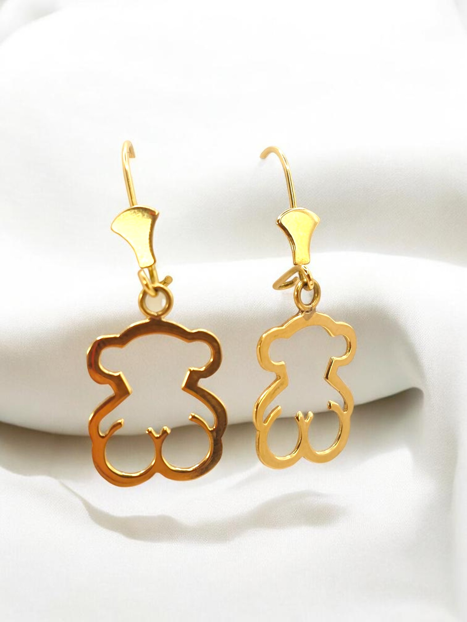 Aros colgante gancho tous Oro 18k 5