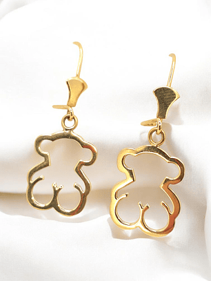 Aros colgante gancho tous Oro 18k