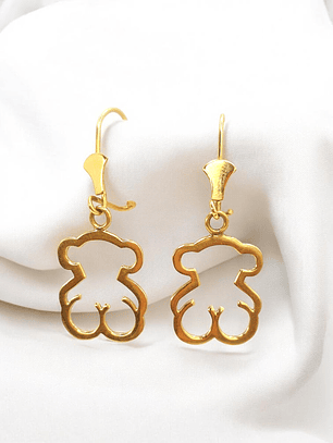 Aros colgante gancho tous Oro 18k