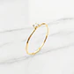 Anillo solitario juvenil circón Oro 18k - Miniatura 2