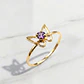 Anillo mariposa amatista Oro 18k - Miniatura 3