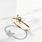 Anillo mariposa amatista Oro 18k - Miniatura 6