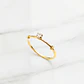 Anillo solitario grifas circón Oro 18k - Miniatura 3