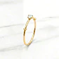Anillo solitario grifas circón Oro 18k - Miniatura 2