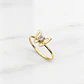 Anillo mariposa circón Oro 18k - Miniatura 2