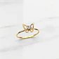 Anillo mariposa circón Oro 18k - Miniatura 3