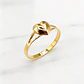 Anillo corazón Oro 18k - Miniatura 1