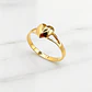 Anillo corazón Oro 18k - Miniatura 3