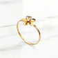 Anillo rosita circón Oro 18k - Miniatura 2
