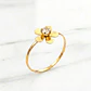 Anillo rosita circón Oro 18k - Miniatura 3