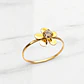 Anillo rosita circón Oro 18k - Miniatura 4