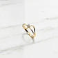 Anillo infinito circón Oro 18k - Miniatura 1