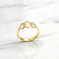 Anillo tres cuadros Oro 18k - Miniatura 2