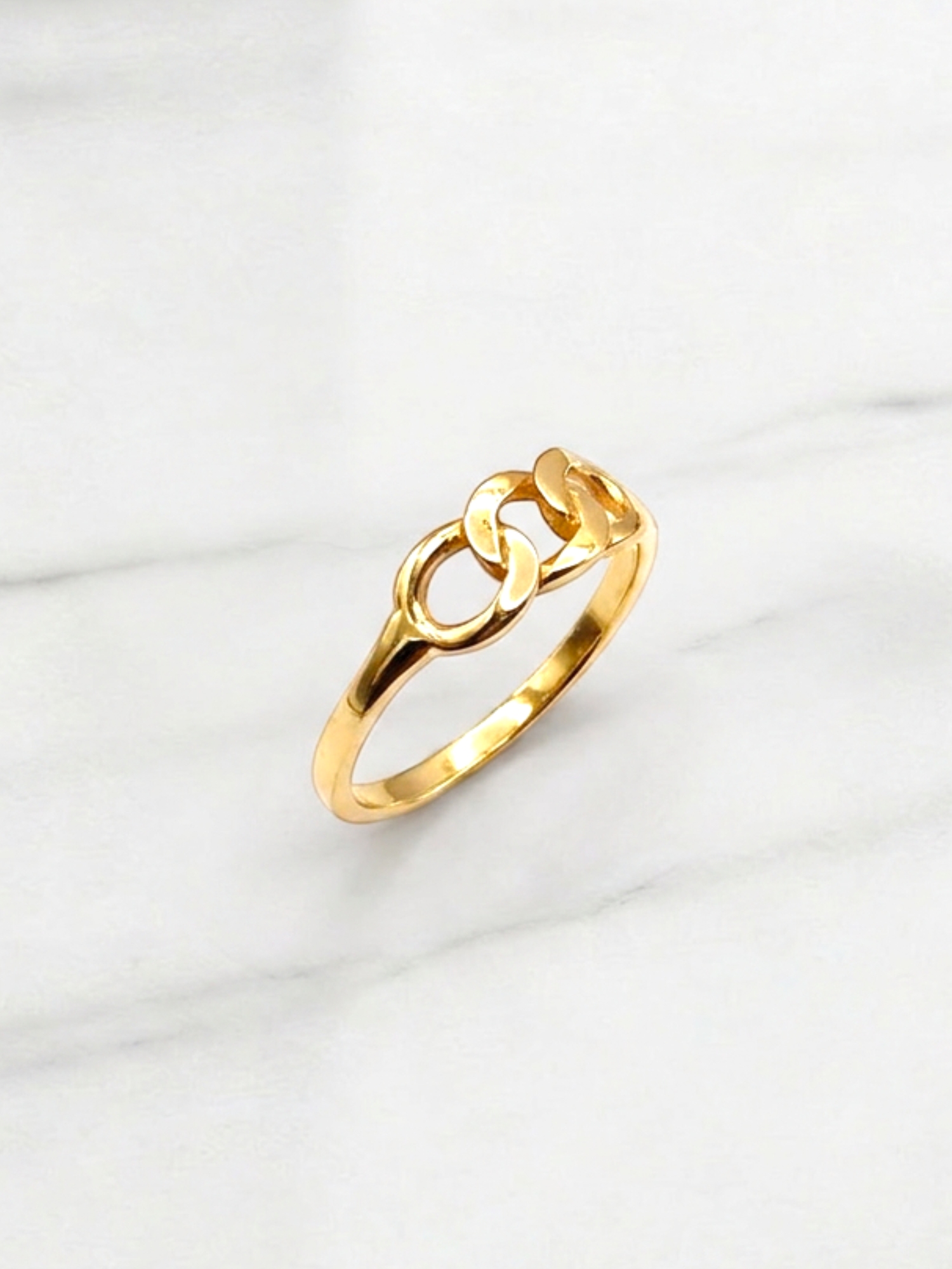 Anillo cadena Oro 18k  5