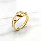 Anillo tres corazones Oro 18k - Miniatura 3