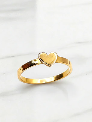 Anillo corazón Oro 18k