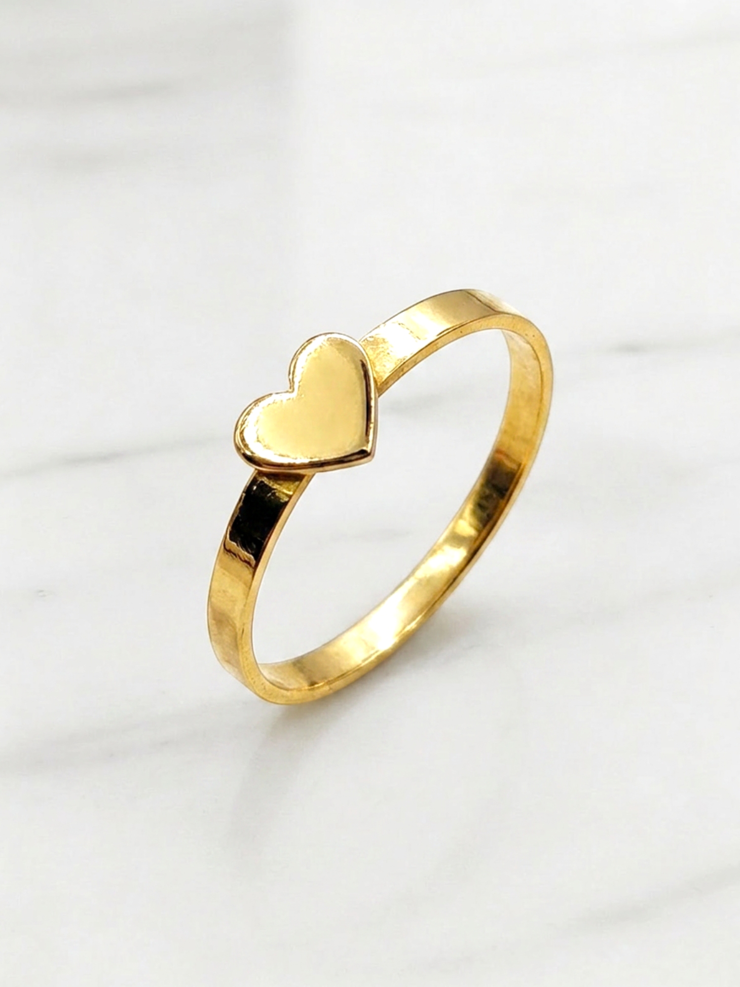 Anillo corazón Oro 18k 4