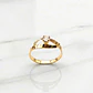Anillo infinito punto circón Oro 18k - Miniatura 3