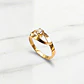 Anillo infinito punto circón Oro 18k - Miniatura 4