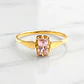 Anillo chatón rosa de Francia juvenil Oro 18k - Miniatura 2