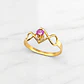Anillo eterno rosa de francia Oro 18k - Miniatura 2
