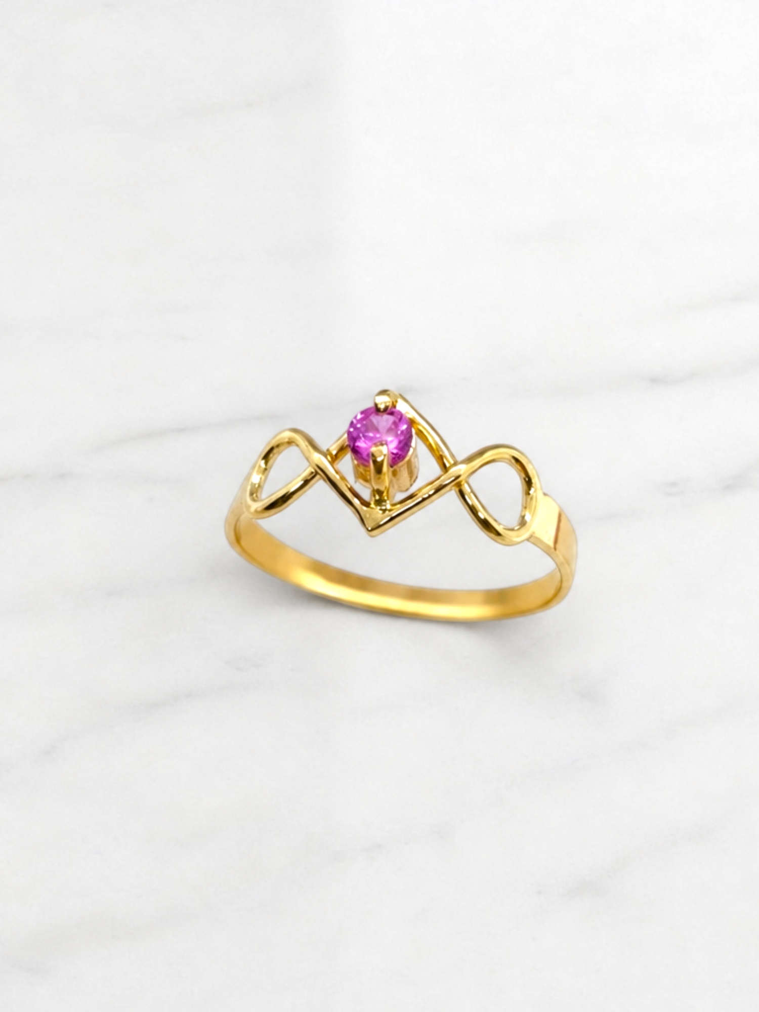 Anillo eterno rosa de francia Oro 18k 3