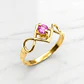 Anillo eterno rosa de francia Oro 18k - Miniatura 1