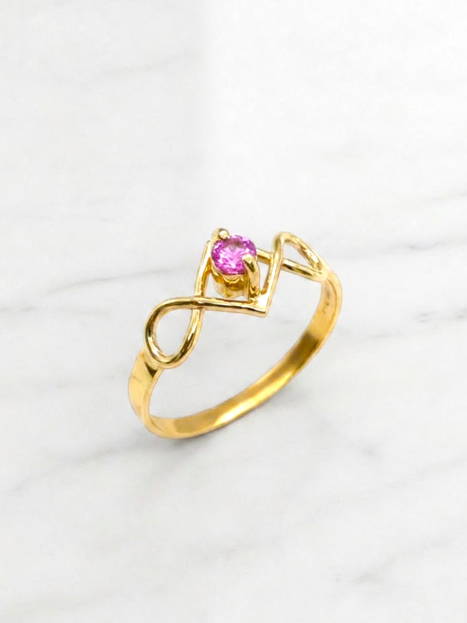 Anillo eterno rosa de francia Oro 18k 4