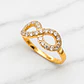 Anillo eterno circones Oro 18k - Miniatura 1