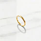 Anillo solitario circón engastado Oro 18k - Miniatura 1