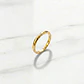 Anillo solitario circón engastado Oro 18k - Miniatura 3
