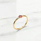 Anillo flor rubí Oro 18k - Miniatura 4