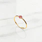 Anillo flor rubí Oro 18k - Miniatura 6