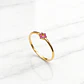 Anillo flor rubí Oro 18k - Miniatura 2