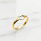 Anillo silueta corazón Oro 18k - Miniatura 2