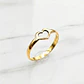 Anillo silueta corazón Oro 18k - Miniatura 3