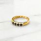 Anillo medio cintillo grifa ónix Oro 18k - Miniatura 3