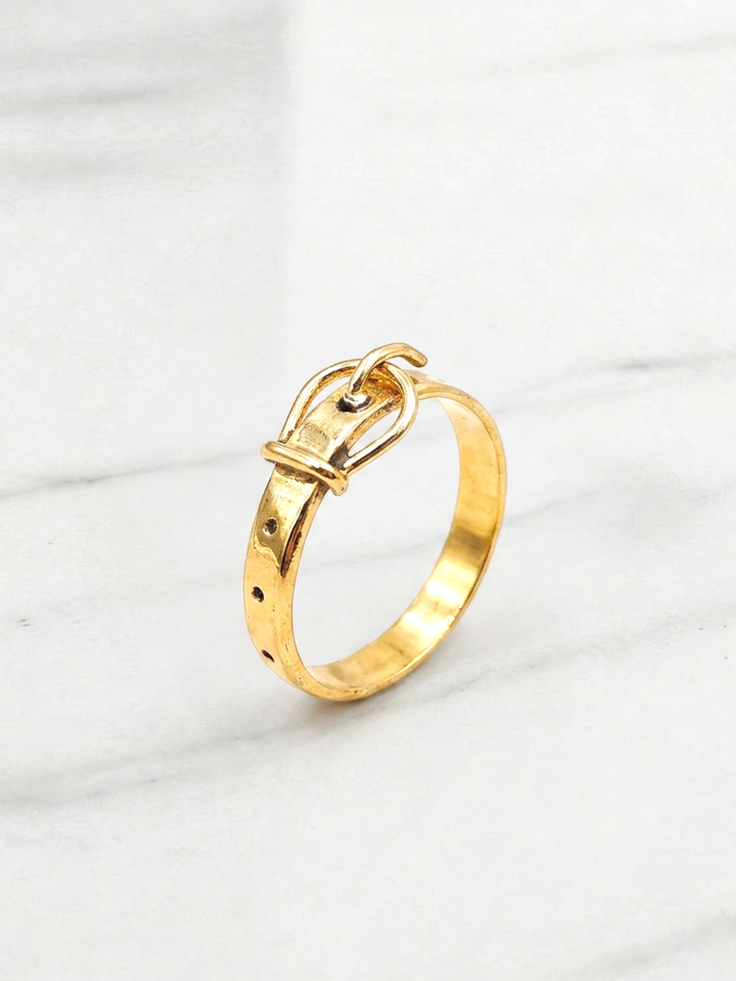 Anillo enganche con broche Oro 18k 3