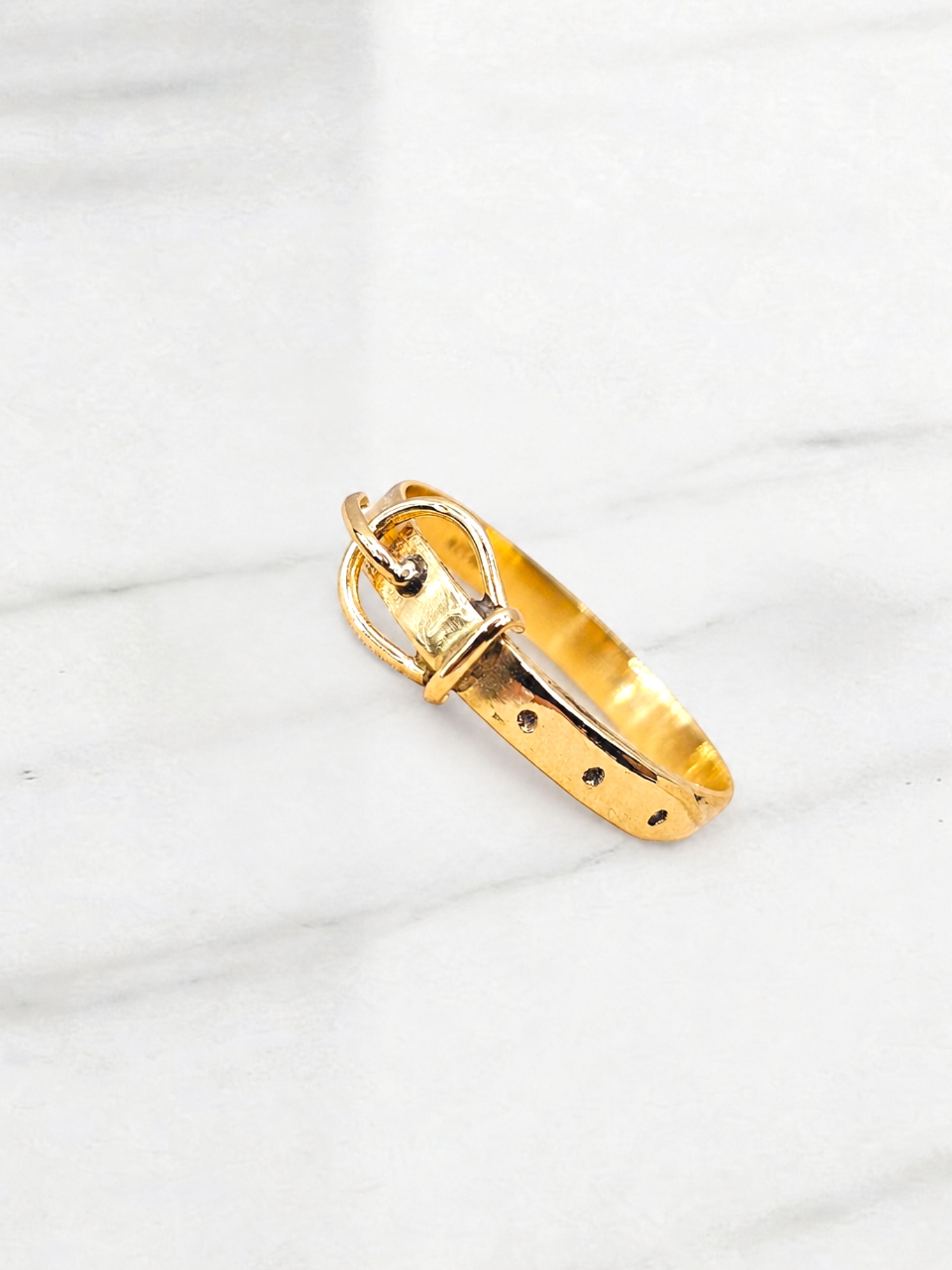 Anillo enganche con broche Oro 18k 4