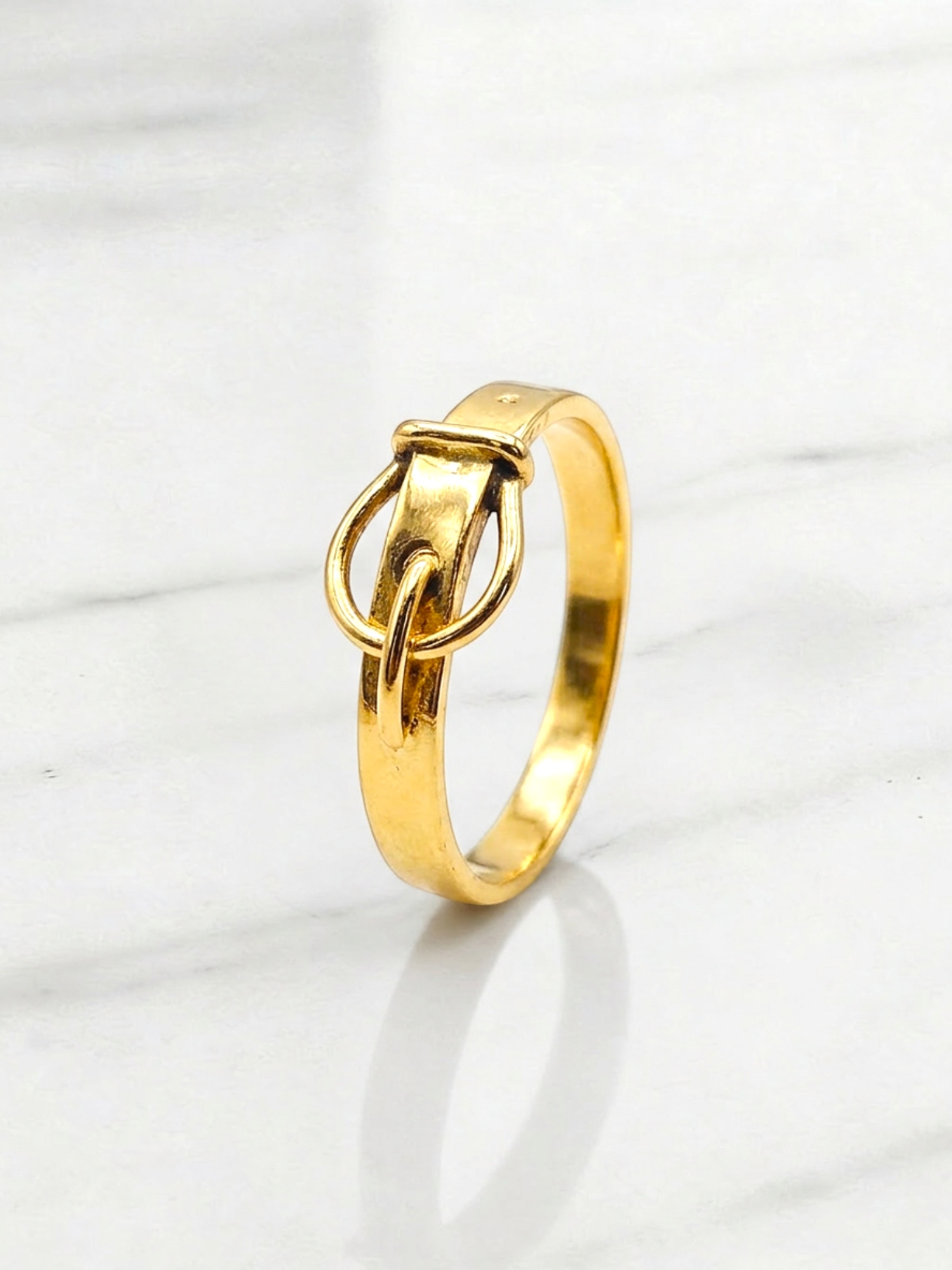 Anillo enganche con broche Oro 18k 2