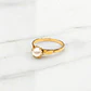 Anillo pistilo perla cultivada Oro 18k - Miniatura 3