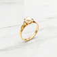 Anillo pistilo perla cultivada Oro 18k - Miniatura 1