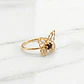Anillo mariposa onix Oro 18k - Miniatura 1