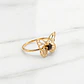 Anillo mariposa onix Oro 18k - Miniatura 4